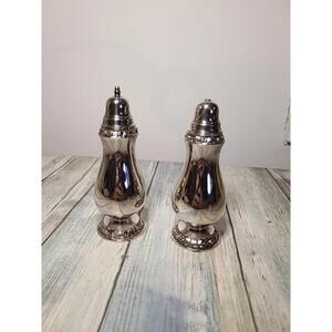 VTG Henley Oneida Community LTD Silver Plated Salt And Pepper Shakers